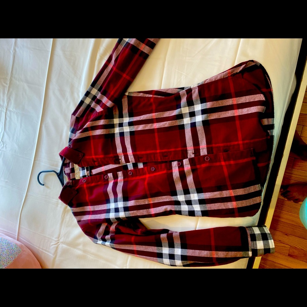 Burberry plaid shirt